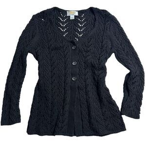 Women's Black knitted Blouse